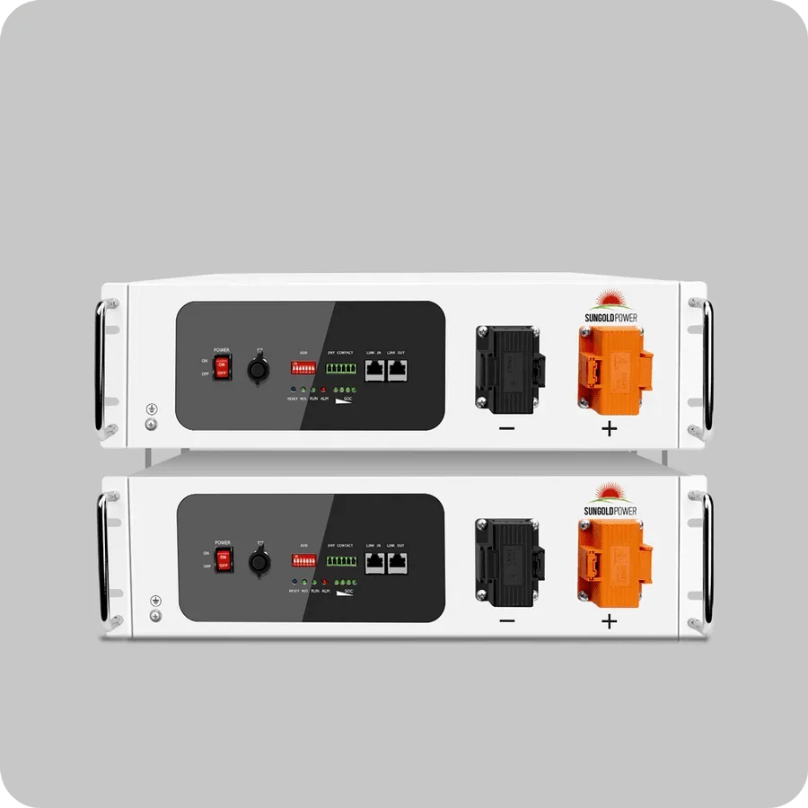 SunGoldPower 48V 100Ah Server Rack Self-Heating LiFePO4 Battery - Image 2
