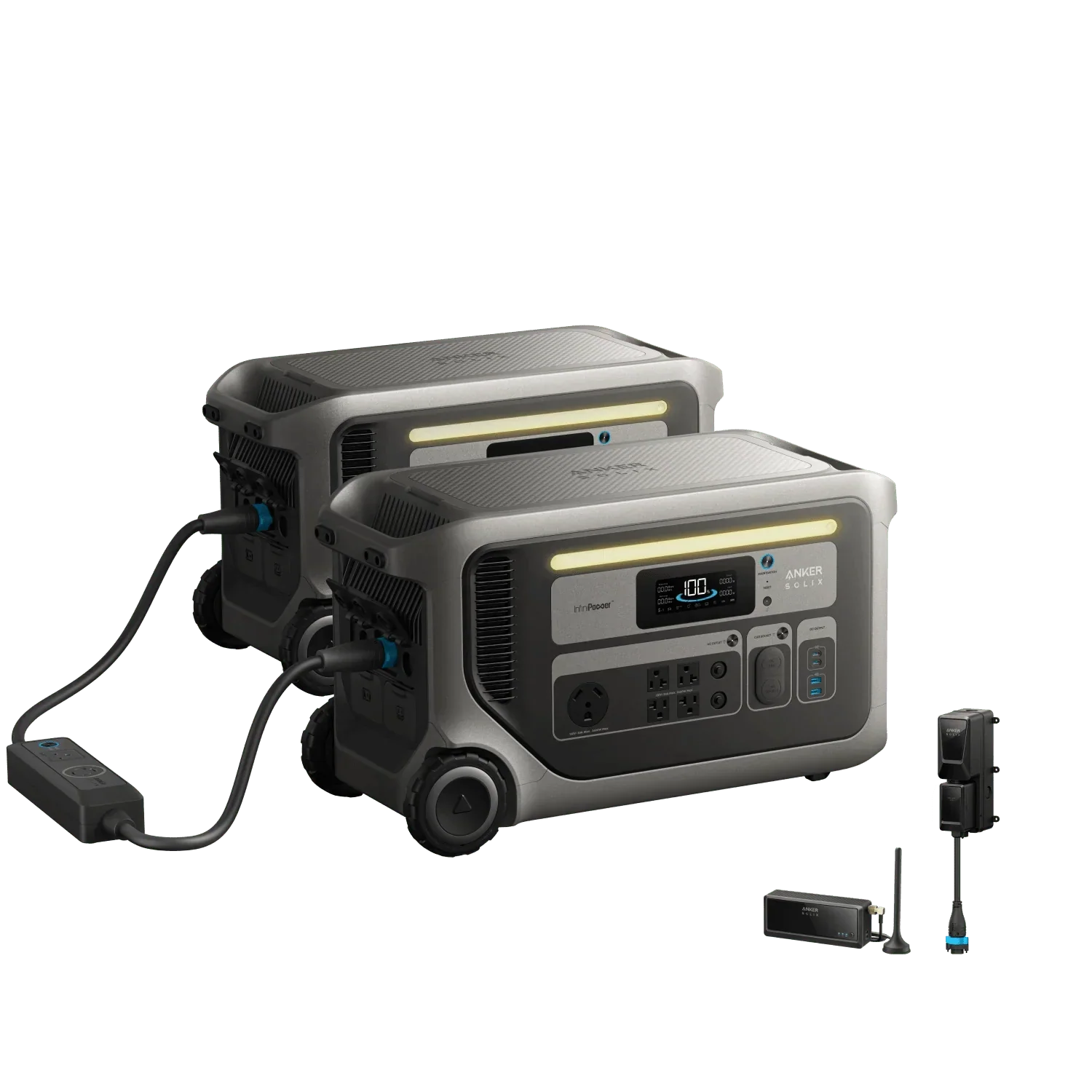 Anker SOLIX F3000 Portable Power Stations Kit, 2-Unit Kit - Image 4