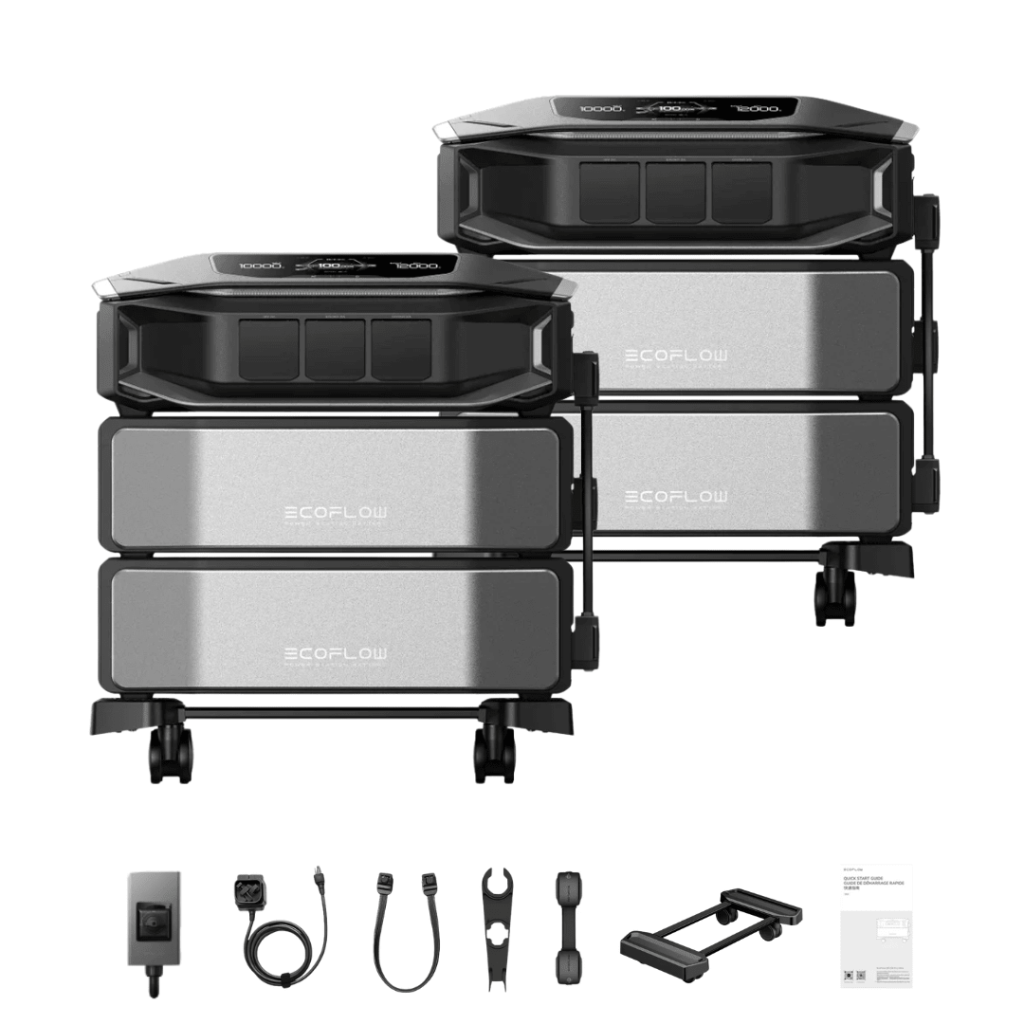 EcoFlow DELTA Pro Ultra X Inverter with Batteries, 2-Unit Kit