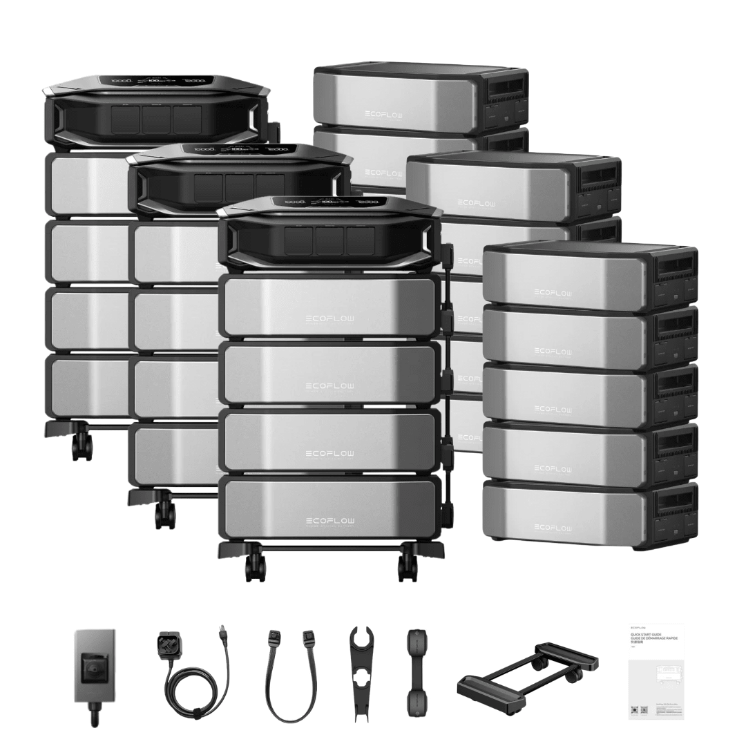 EcoFlow DELTA Pro Ultra X Inverter with Batteries, 3-Unit Kit - Image 8
