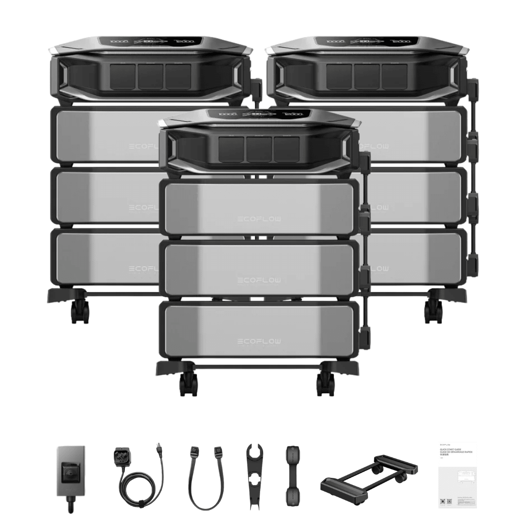 EcoFlow DELTA Pro Ultra X Inverter with Batteries, 3-Unit Kit - Image 2