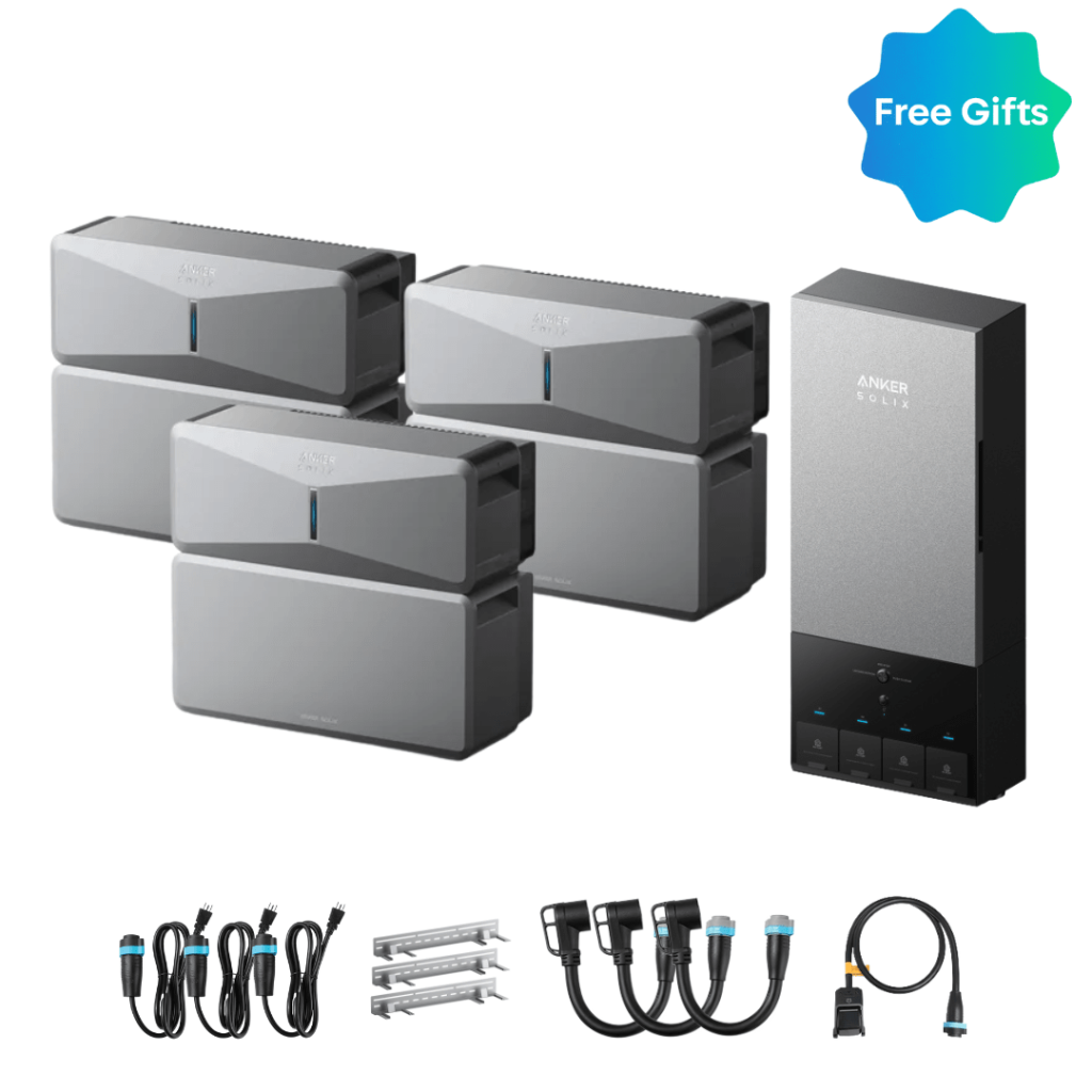 Anker SOLIX E10 Power Module with Batteries and Power Dock