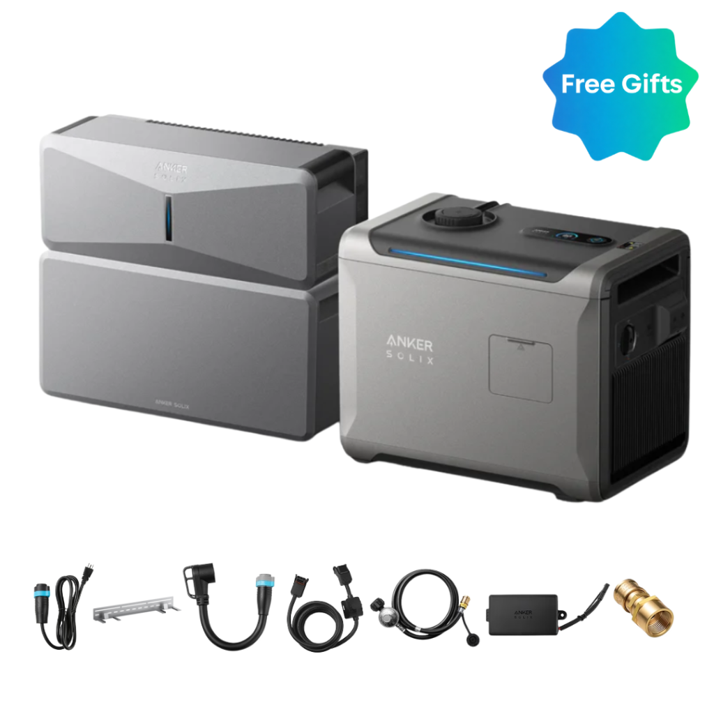 Anker SOLIX E10 Power Module with Batteries and Smart Generator 5500 (Tri-Fuel)