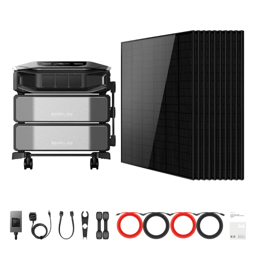 EcoFlow DELTA Pro Ultra X Inverter with Batteries and 415W Solar Panels