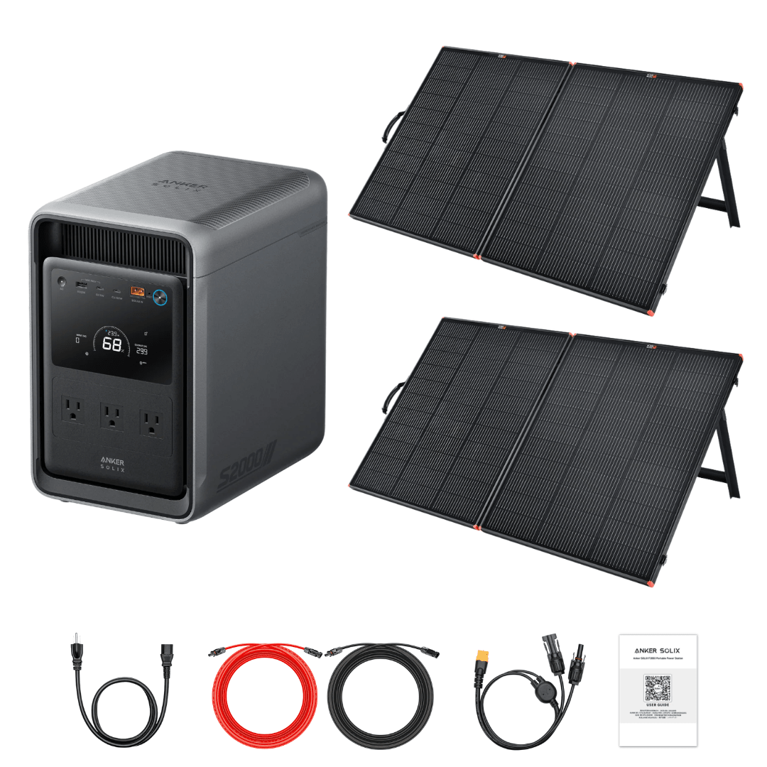 Anker SOLIX S2000 Portable Power Station with Solar Panel Bundle Options - Image 4