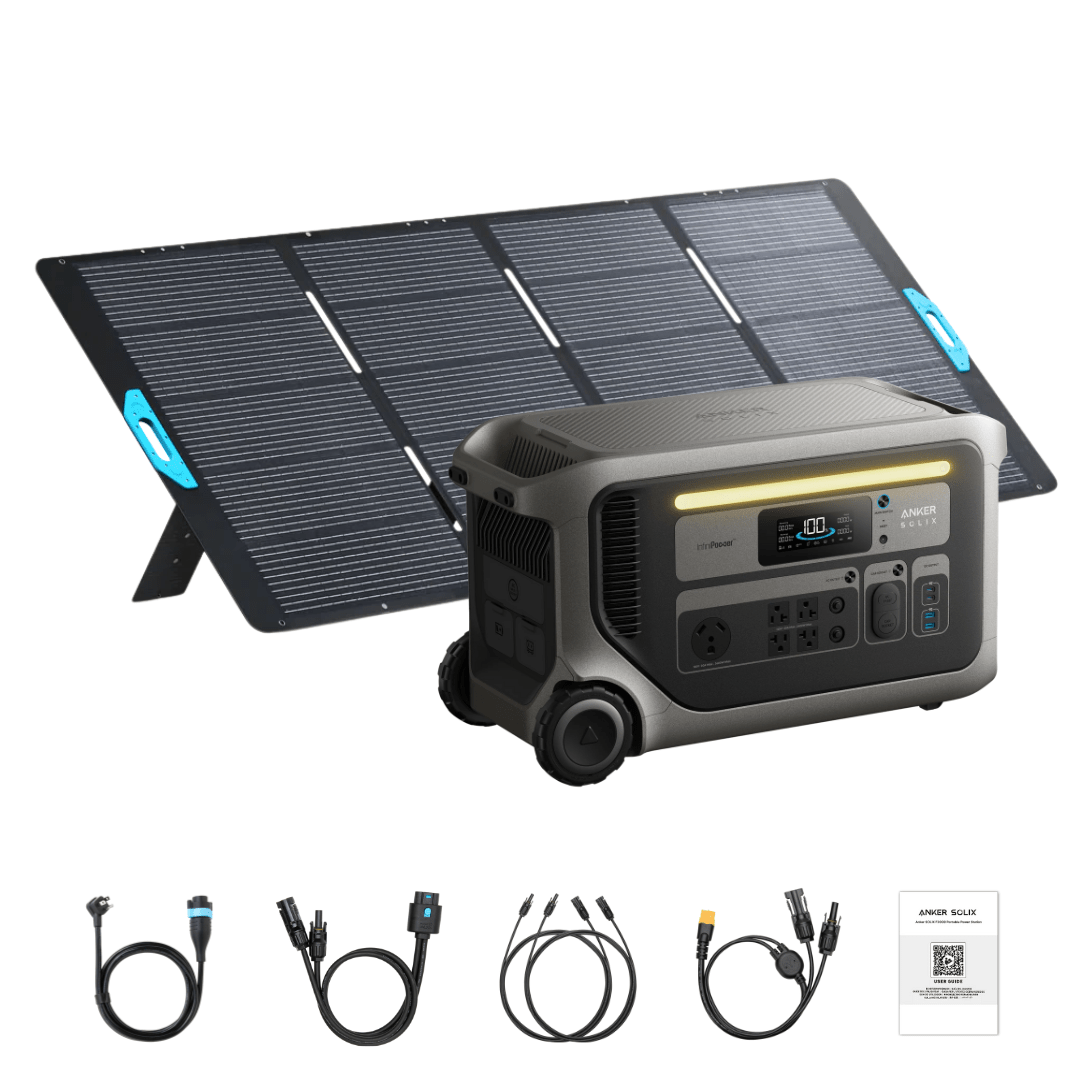 Anker SOLIX F3000 Solar Generator with 400W Portable Solar Panel Kits - Image 14