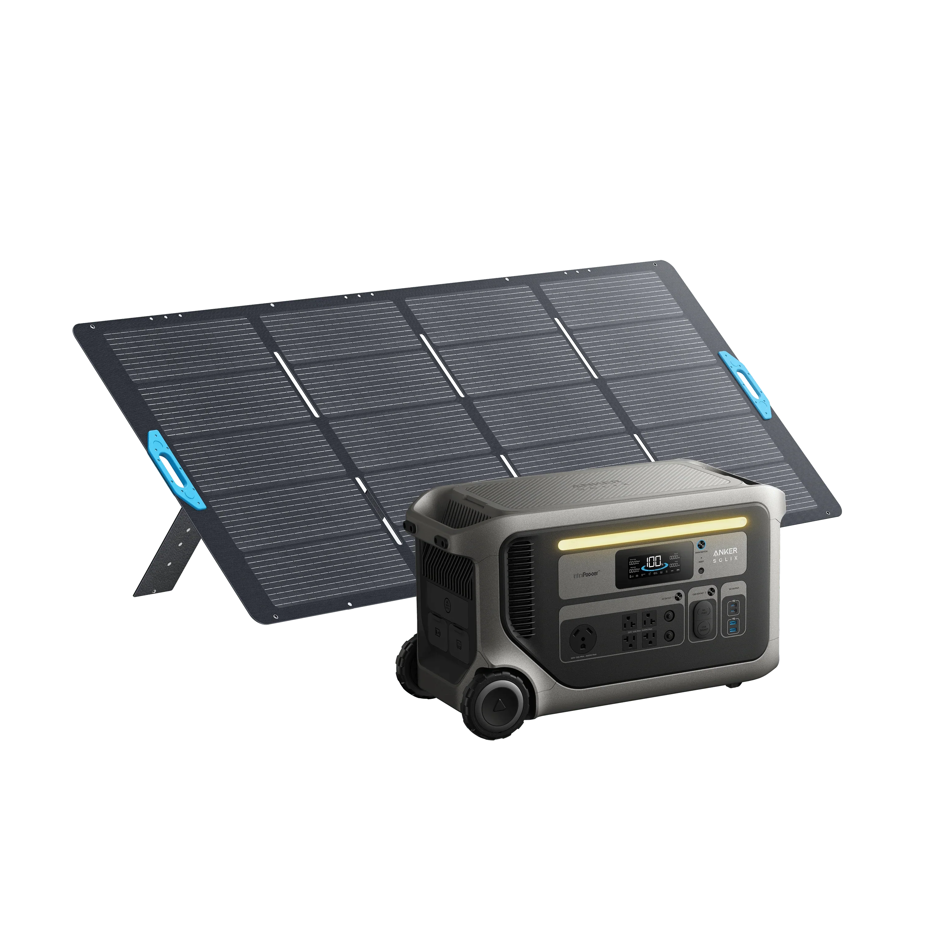 Anker SOLIX F3000 Solar Generator with 400W Portable Solar Panel Kits - Image 3