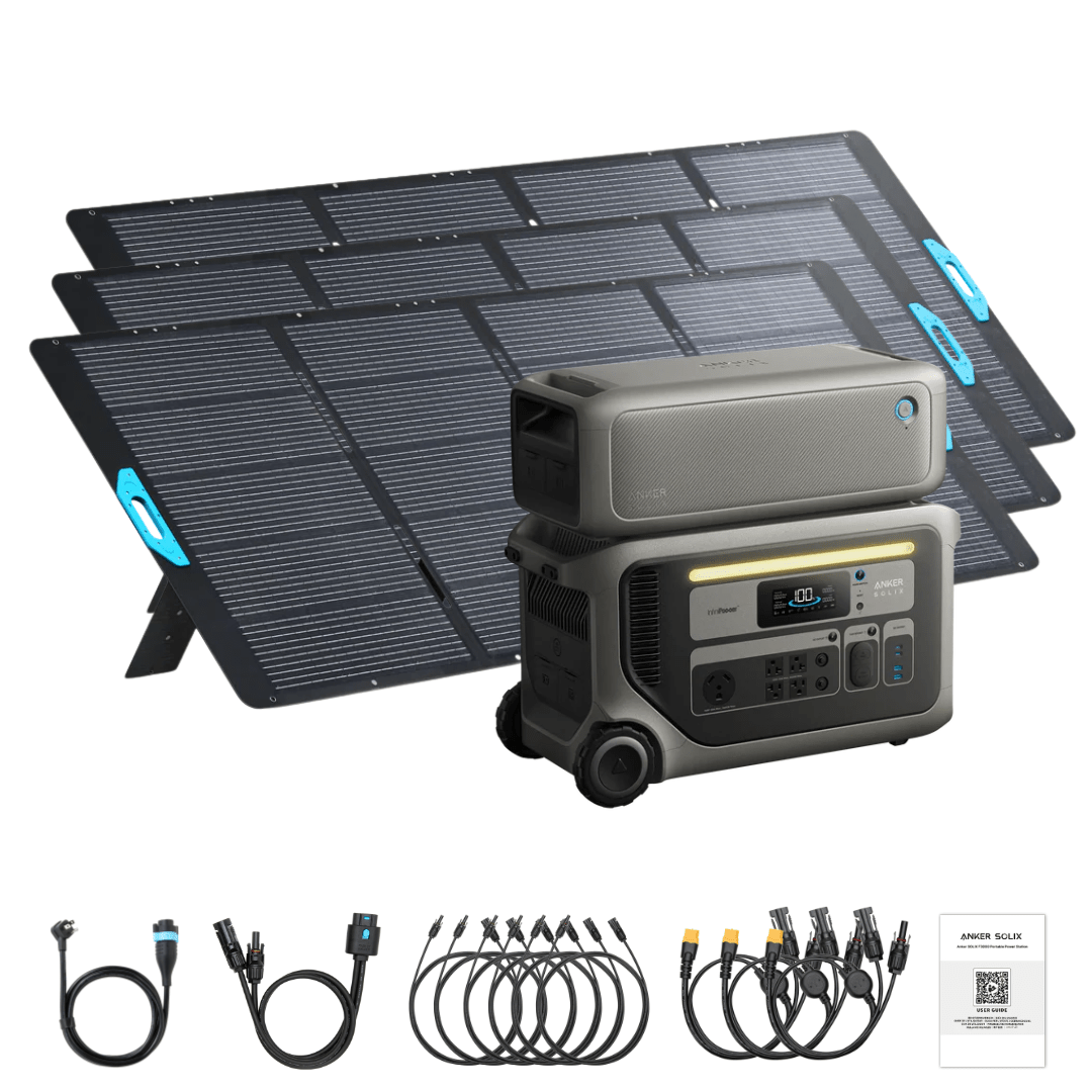 Anker SOLIX F3000 Solar Generator with Expansion Batteries - Image 22