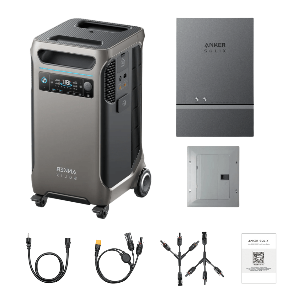 Anker SOLIX F3800 Solar Generator with Smart Home Power Kit