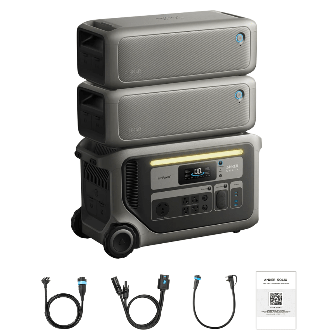 Anker SOLIX F3000 Solar Generator with Expansion Batteries - Image 2