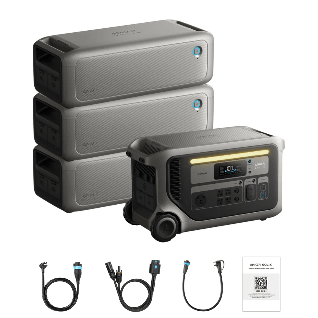 Anker SOLIX F3000 Solar Generator with Expansion Batteries - Image 3