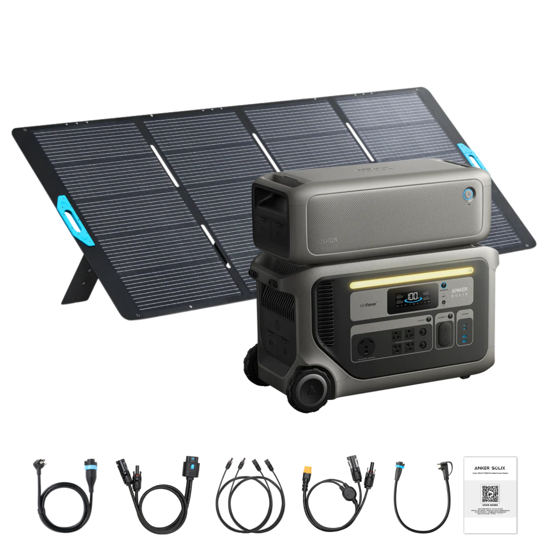 Anker SOLIX F3000 Solar Generator with Expansion Batteries - Image 11