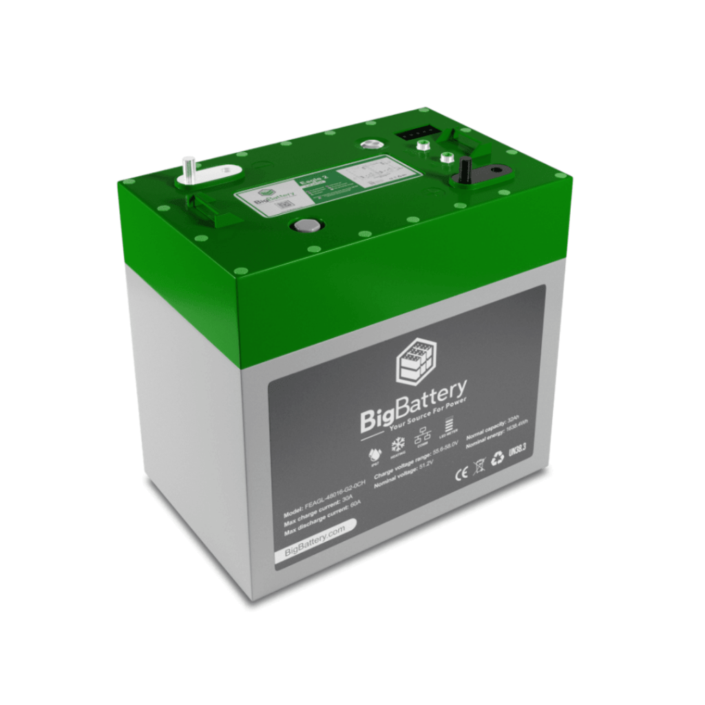 BigBattery EAGLE 2 48V 32Ah 1.63kWh LiFePO4 Battery