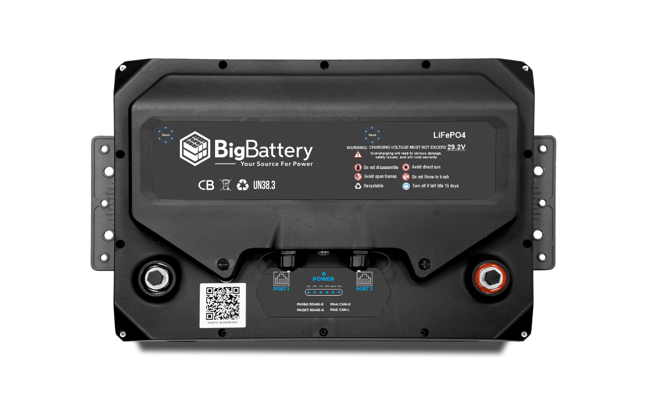 BigBattery HUSKY 2 24V 200Ah 5.12kWh LiFePO4 Battery - Image 6