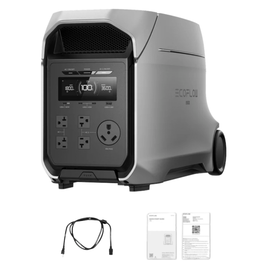EcoFlow DELTA 3 Ultra Plus 3072Wh 3600W Portable Power Station