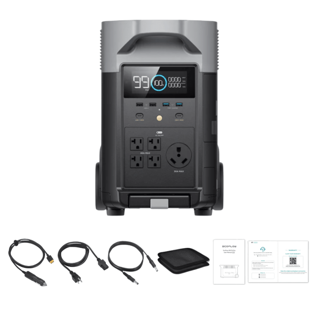 EcoFlow DELTA Pro Portable Power Station, 3600Wh, 3600W