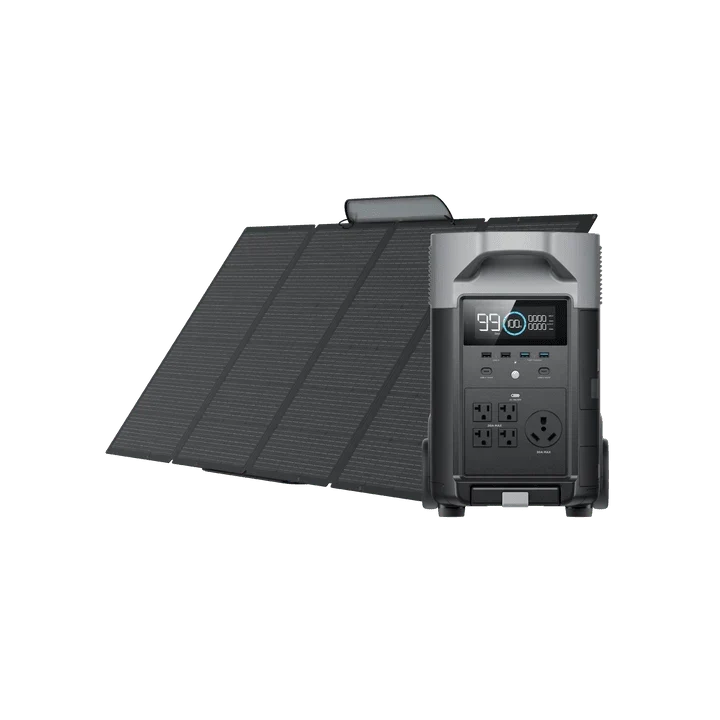 EcoFlow DELTA Pro with 400W Portable Solar Panels