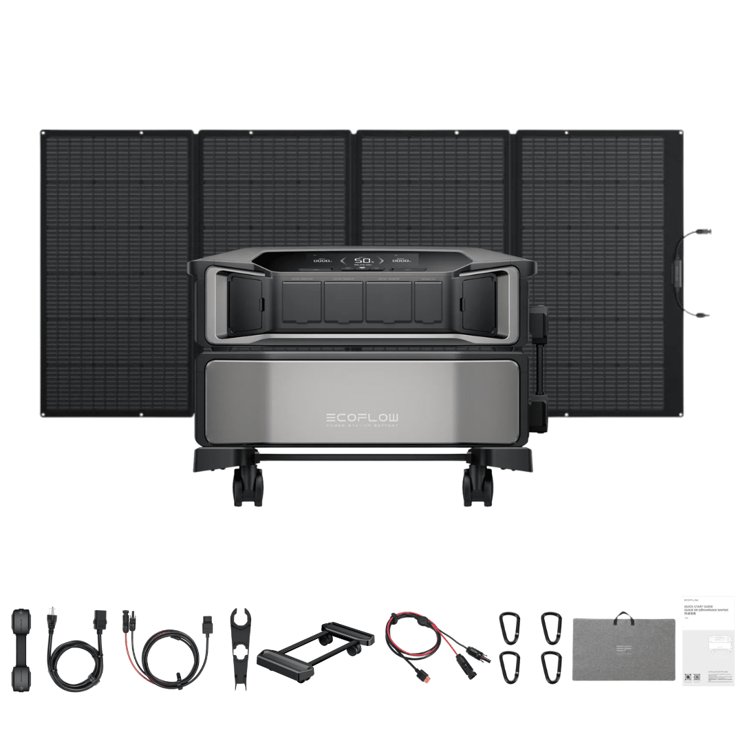 EcoFlow DELTA Pro Ultra Inverter with Battery and 400W Solar Panel