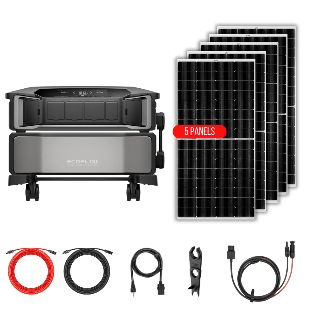 EcoFlow DELTA Pro Ultra Inverter and Battery Kit with Solar Panel Bundle Options