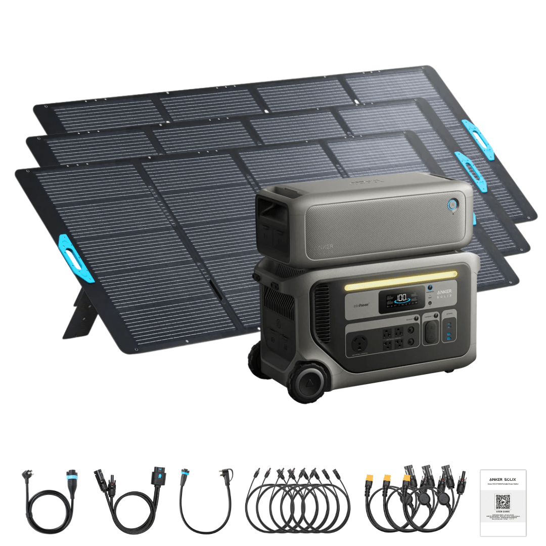 Anker SOLIX F3000 Solar Generator with Expansion Batteries - Image 13