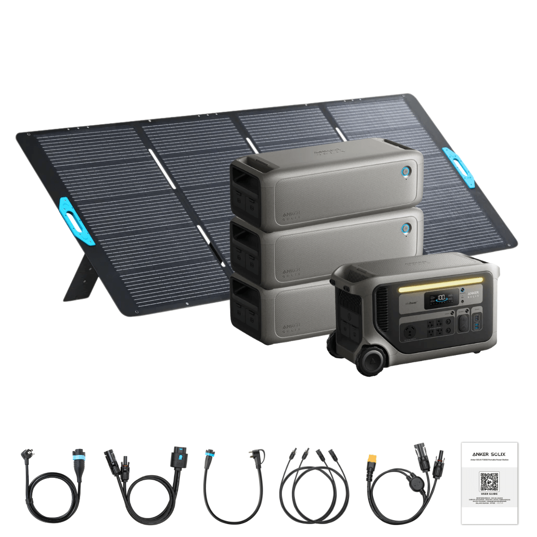 Anker SOLIX F3000 Solar Generator with Expansion Batteries - Image 17