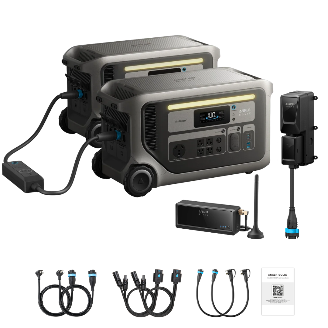 Anker SOLIX F3000 Portable Power Stations Kit, 2-Unit Kit - Image 2
