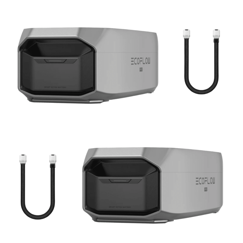 EcoFlow DELTA Pro 3 Smart Extra Batteries, 4096Wh per Battery, Multipack Options