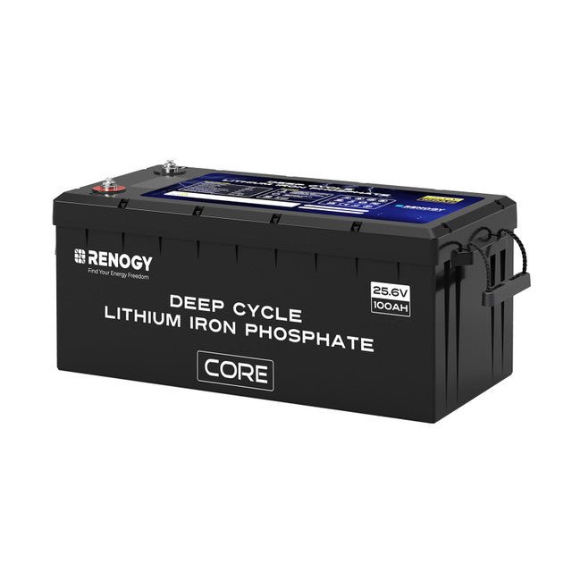 Renogy 24V 100Ah Core Series Deep Cycle LiFePO4 Battery