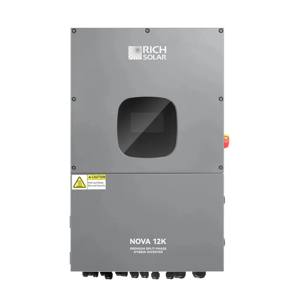 Rich Solar NOVA 12K PV Hybrid Inverter 48V 120/240V Split Phase
