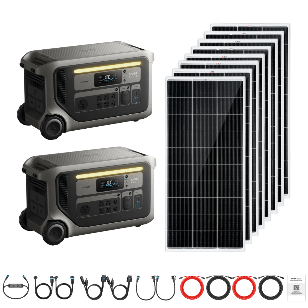 Anker SOLIX F3000 with Solar Panel Kit Options, 2-Unit Kit - Image 3