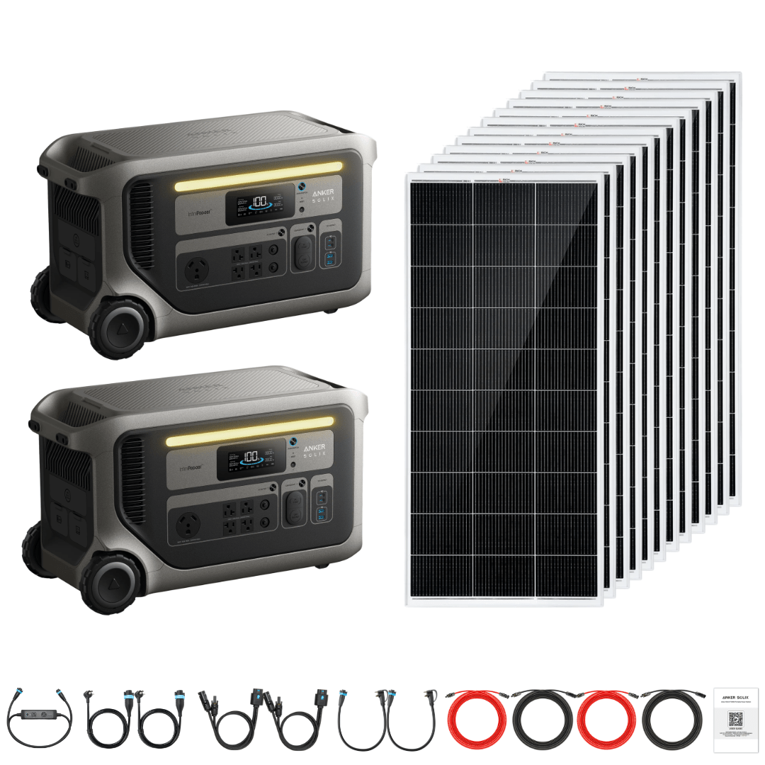 Anker SOLIX F3000 with Solar Panel Kit Options, 2-Unit Kit - Image 2