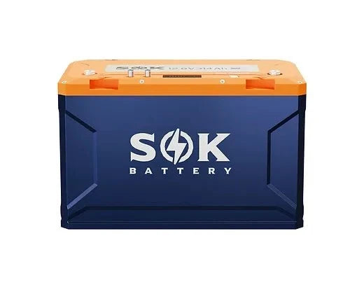 SOK Battery 12V 314Ah LiFePO4 Battery with Built-in Heater and Bluetooth
