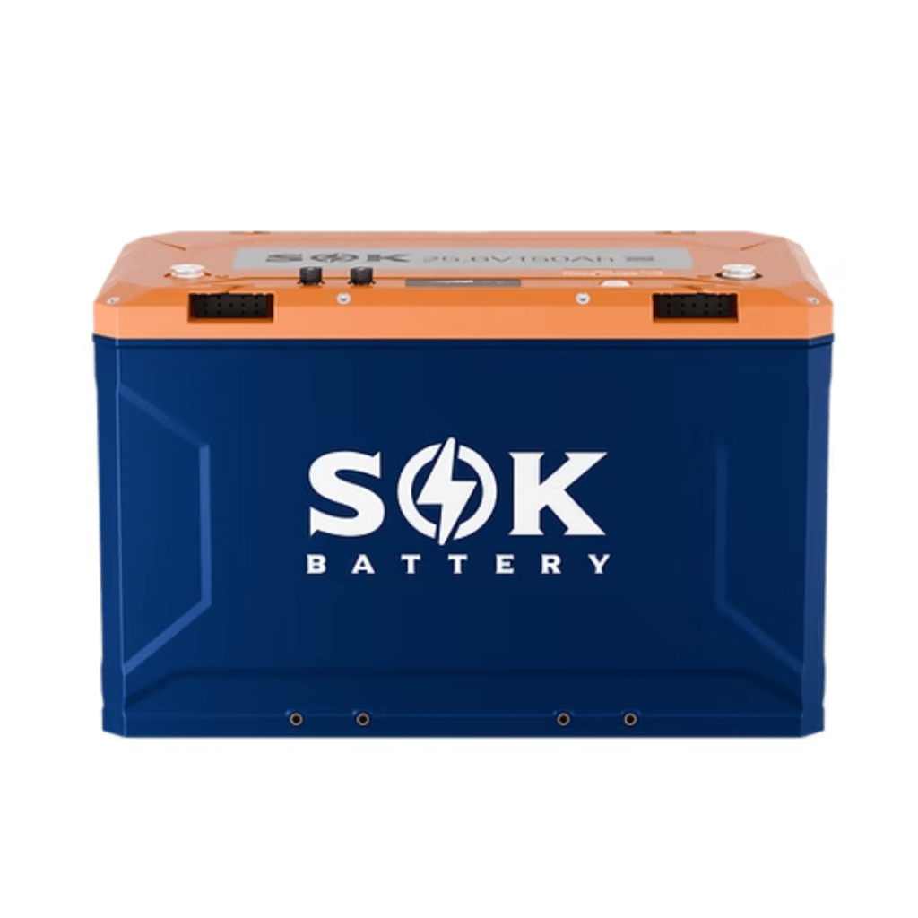 SOK Battery 24V 150Ah LiFePO4 Battery with Built-in Heater and Bluetooth