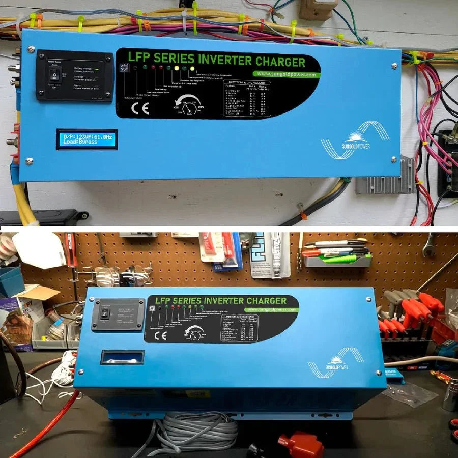 SunGoldPower 2000W DC 12V Pure Sine Wave Inverter with Charger - Image 7