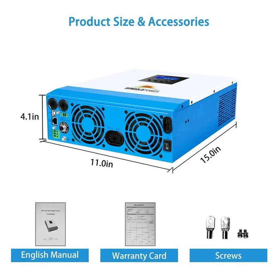 SunGoldPower 3000W 24V Solar Inverter Charger - Image 8