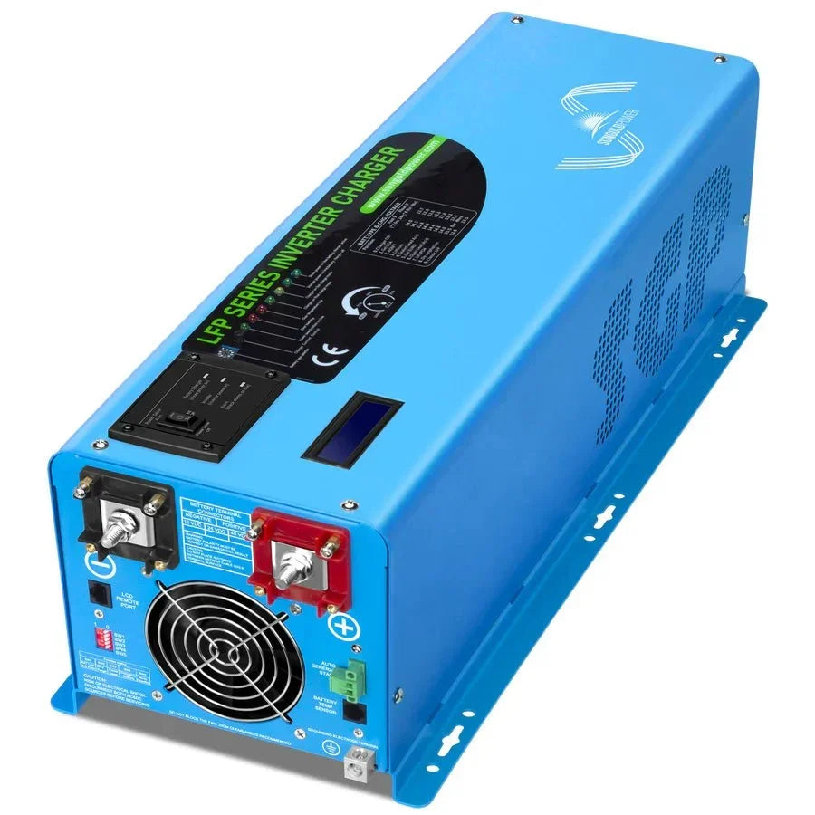 SunGoldPower 4000W DC 24V Split Phase Pure Sine Wave Inverter with Charger