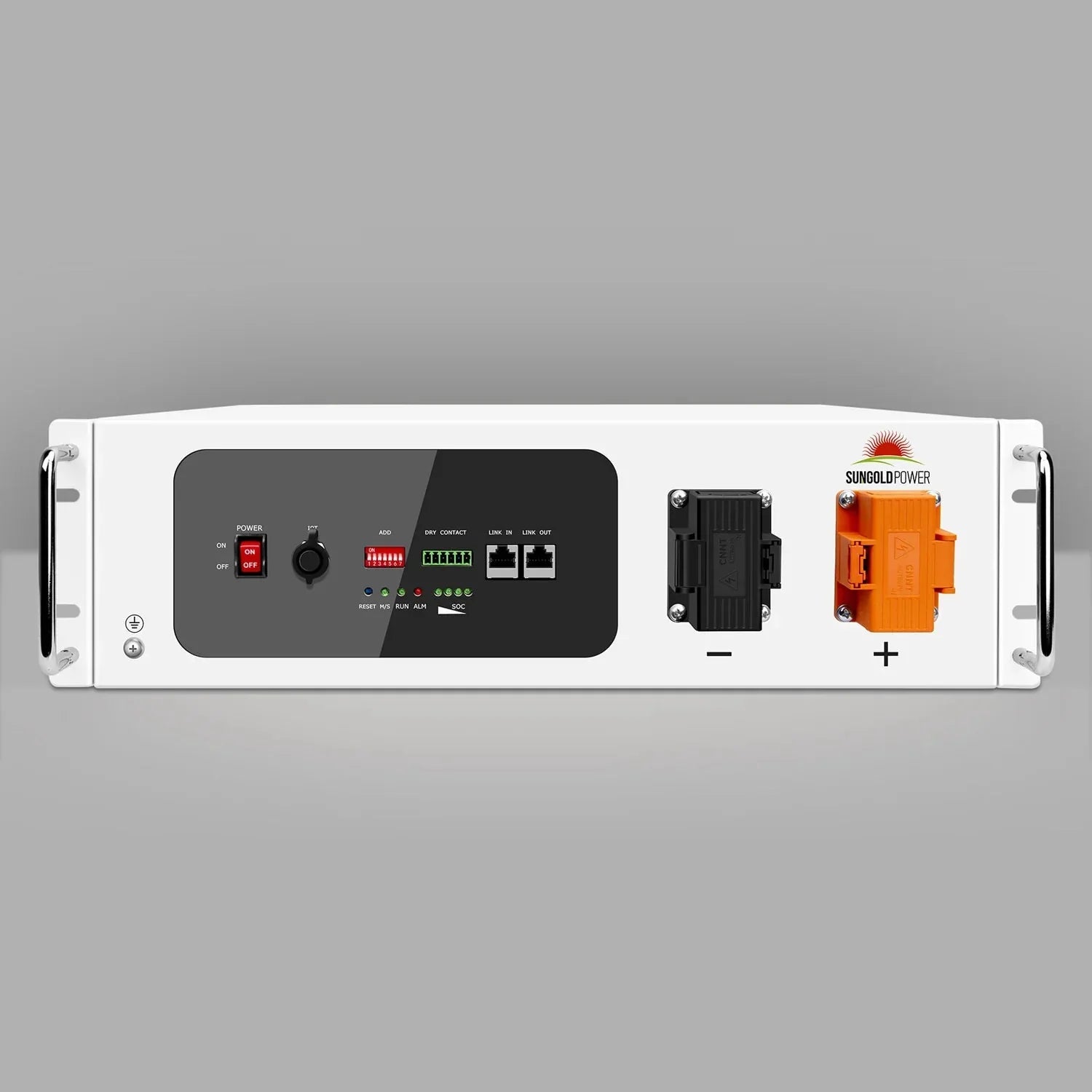 SunGoldPower 48V 100Ah Server Rack Self-Heating LiFePO4 Battery