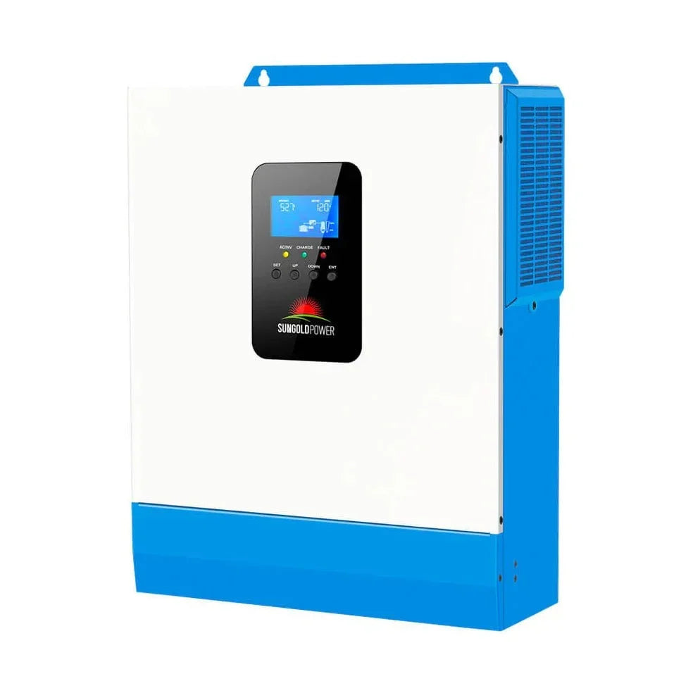 SunGoldPower 5000W 48V Solar Inverter with 48V 100Ah Server Rack Battery